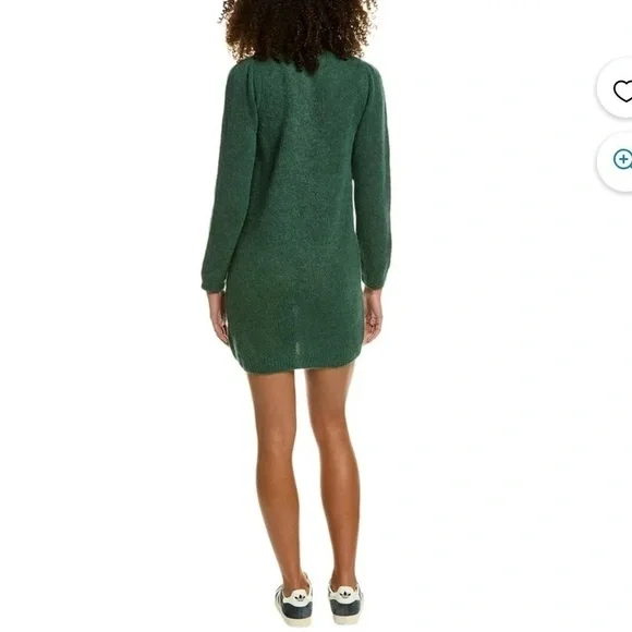 Nation LTD womens Shane Alpaca & Wool-Blend Sweaterdress, Green size M - Picture 2 of 6